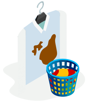 Dry Cleaner Service for dirty clothes